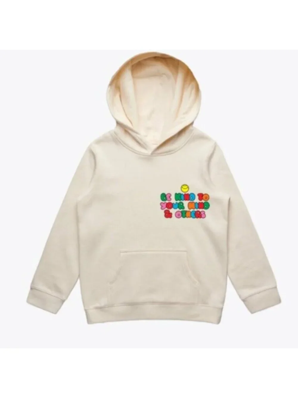 P/C x SmileyWorld Youth Be Kind To Your Mind Peace Print Hoodie Size Large